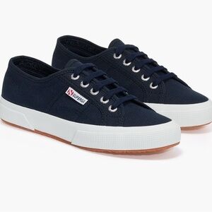 EUC Women’s Superga 2750 Cotu Navy Canvas Shoes 8.5